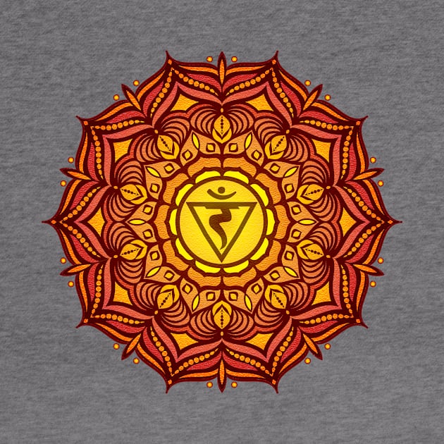 Solar Plexus Mandala - 06 by Serena King